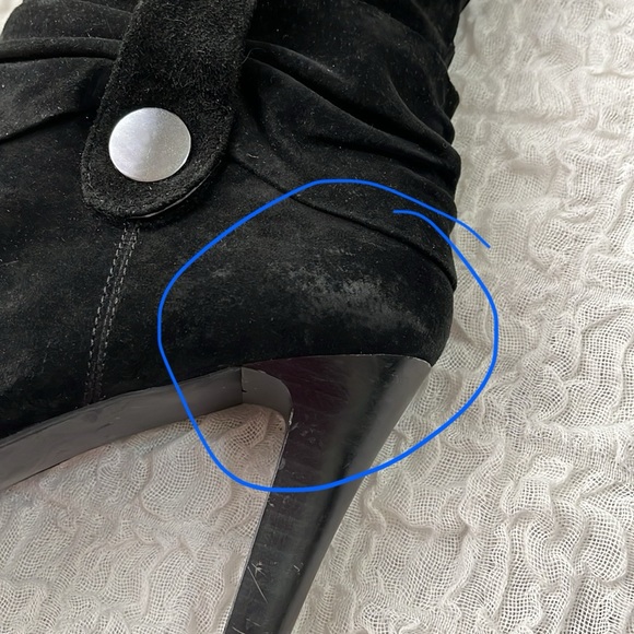 Blake Scott  Logan Suede Boots In Black. Size 8.5 - Picture 13 of 14